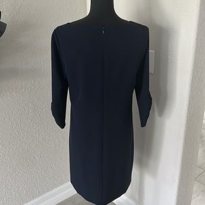 Navy blue long sleeve dress, size 6